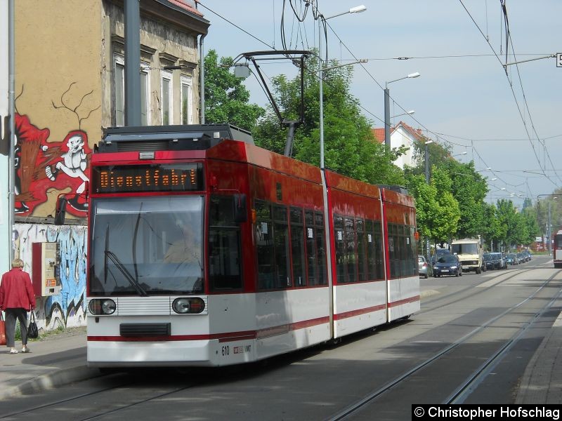 Bild: Als Dienstfahrt in Beriech Salinentraße/Vollbrachtstraße.