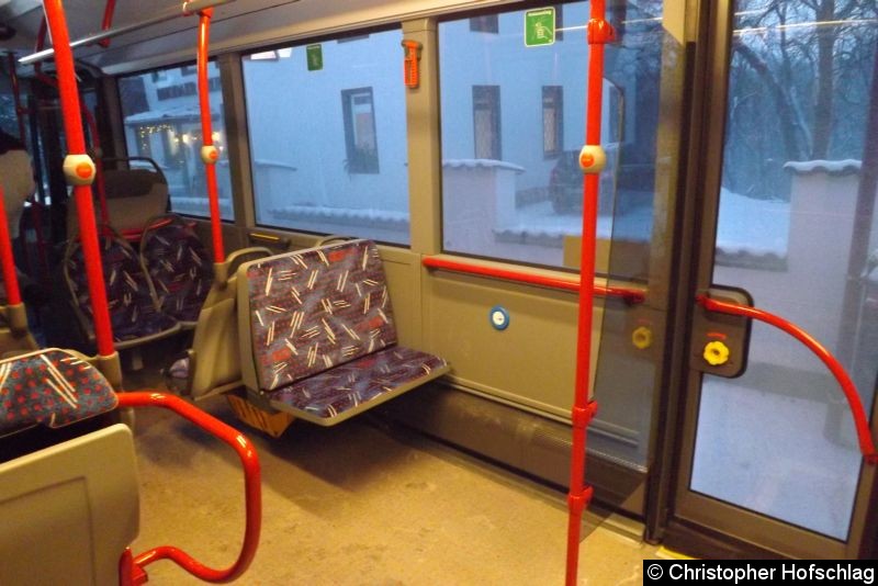 Bild: Hier befindet sich der Platz für Rollstühle oder Kinderwagen.