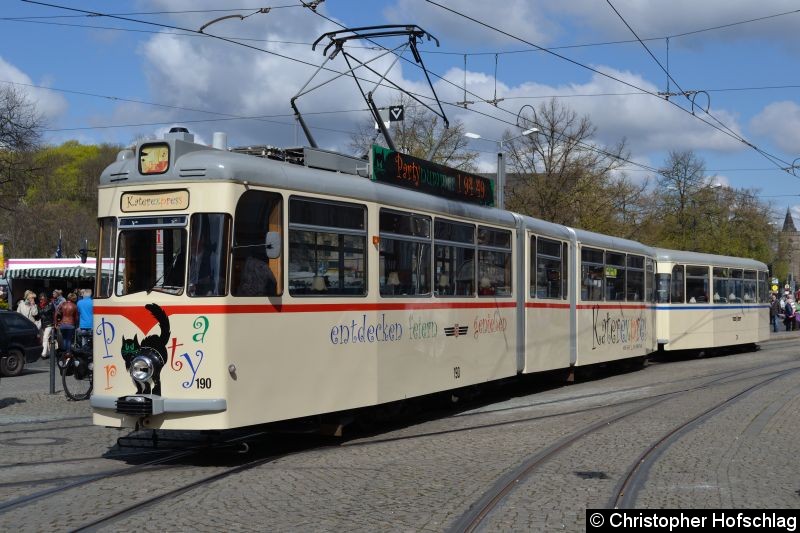 Bild: HW 190+Bw 274 am Domplatz.