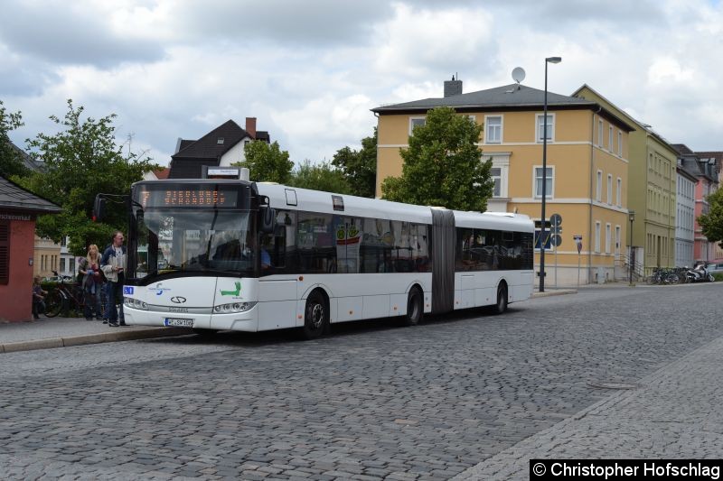 Bild: Wagen 106 als Linie 7 am Hauptbahnhof.