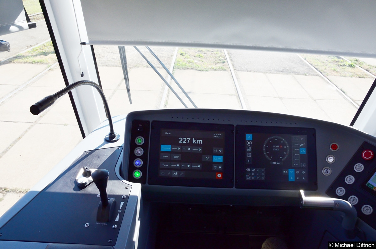 Bild: Blick in den Führerstand